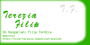 terezia filip business card